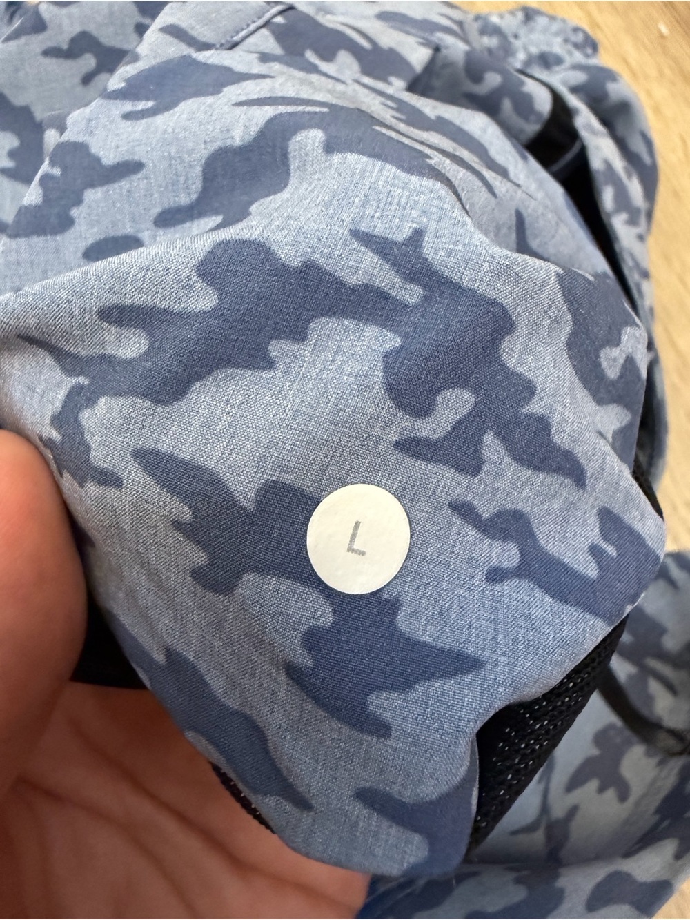 Lululemon Pace Breaker 9” Blue Camo Athletic Shorts - Picture 4 of 8